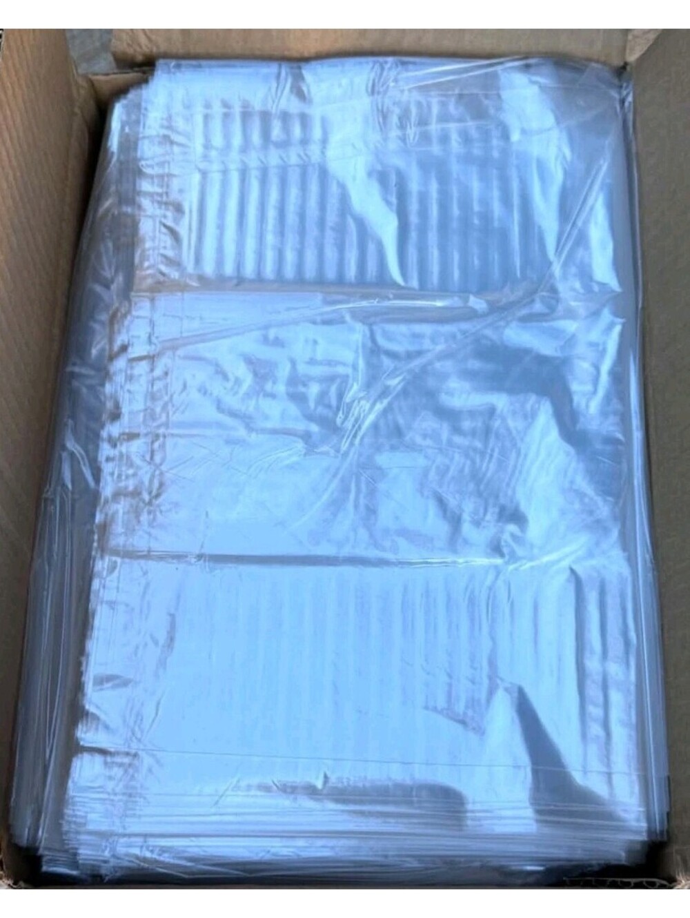 Clear Poly Bags 12x15 1 Mil Open Top 100 Count POL128496BO